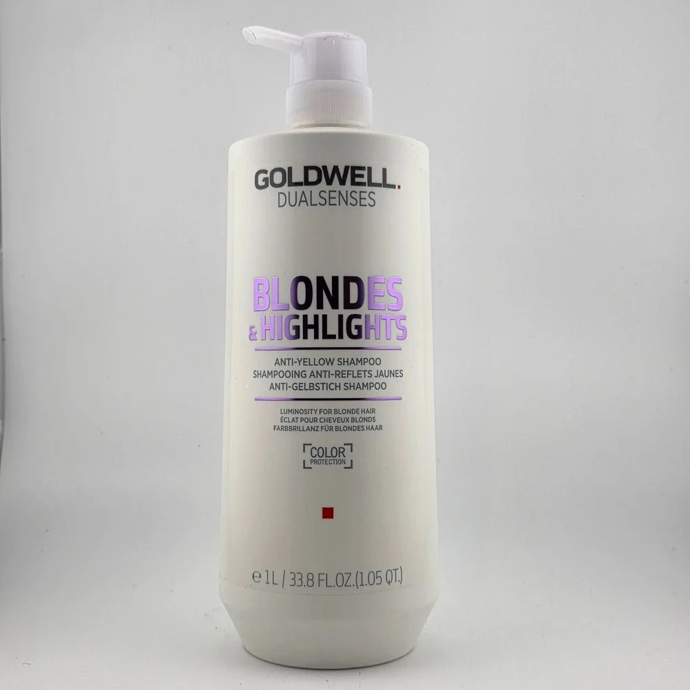 GOLDWELL Blondes & Highlights Shampoo Anti-Yellow 33.8 fl oz / 1 L‎